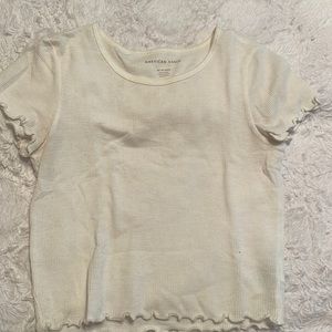 American Eagle White T-shirt. Size xs